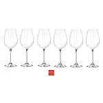 Set 6 pahare vin OPTIQ,650 ml, RCR - Studiocasa.ro