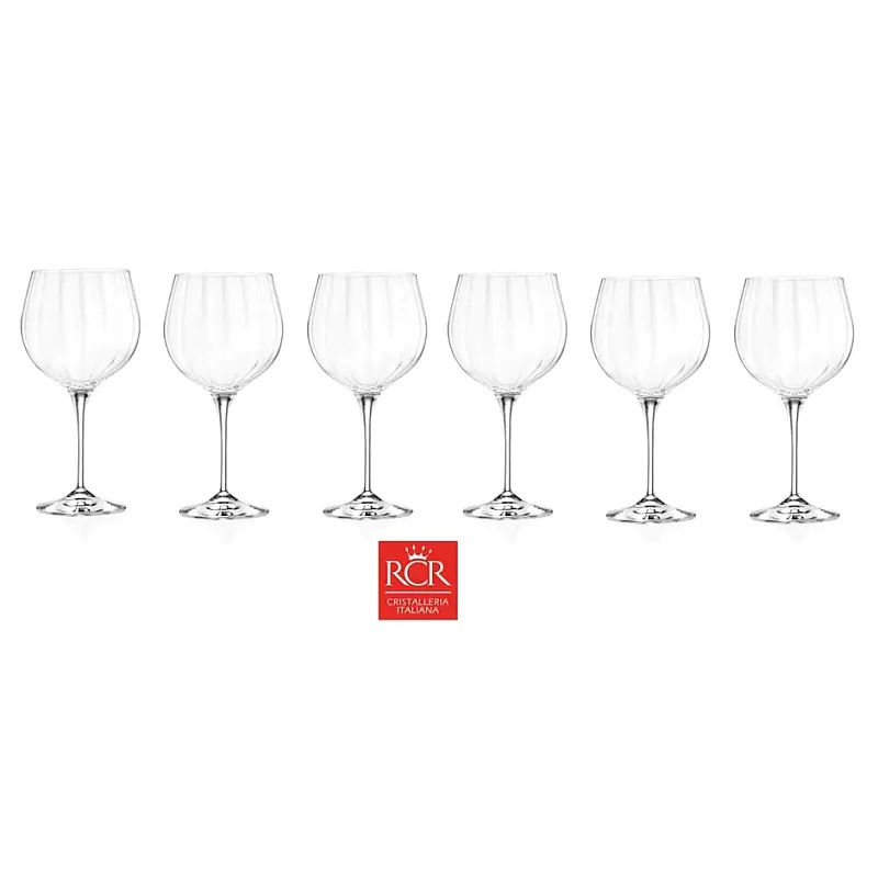 Set 6 pahare vin, cocktail OPTIQ, 670 ml, RCR - Studiocasa.ro