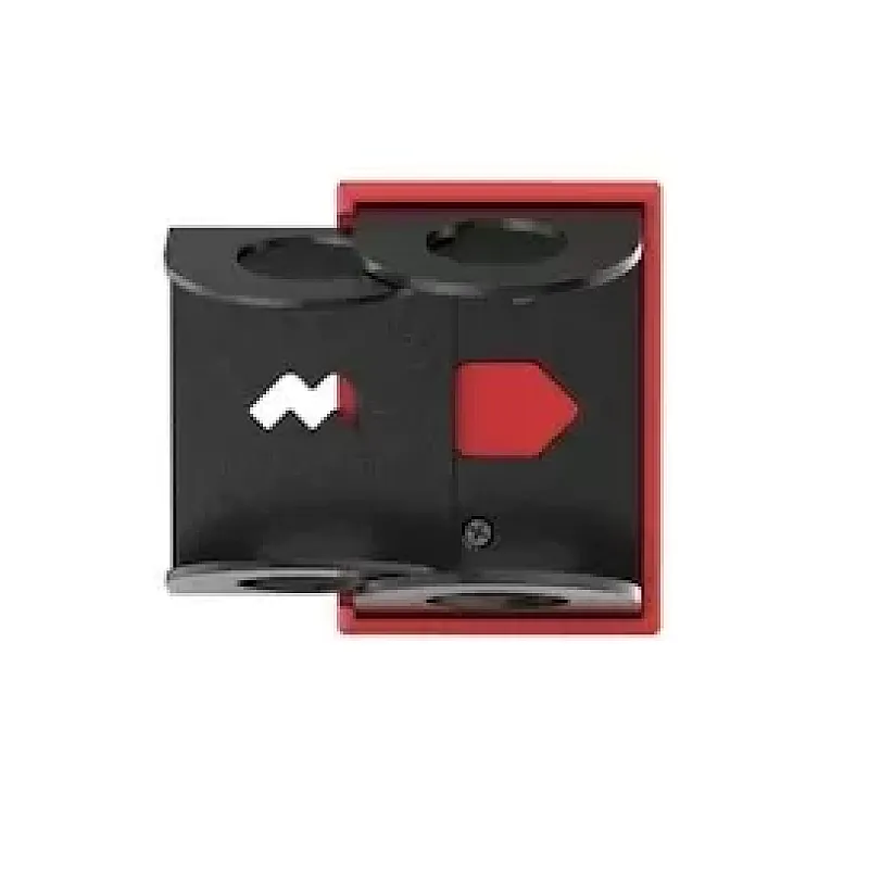 Sistem antifurt de perete pentru biciclete 489007 Meliconi, Negru/ Rosu - Studiocasa.ro