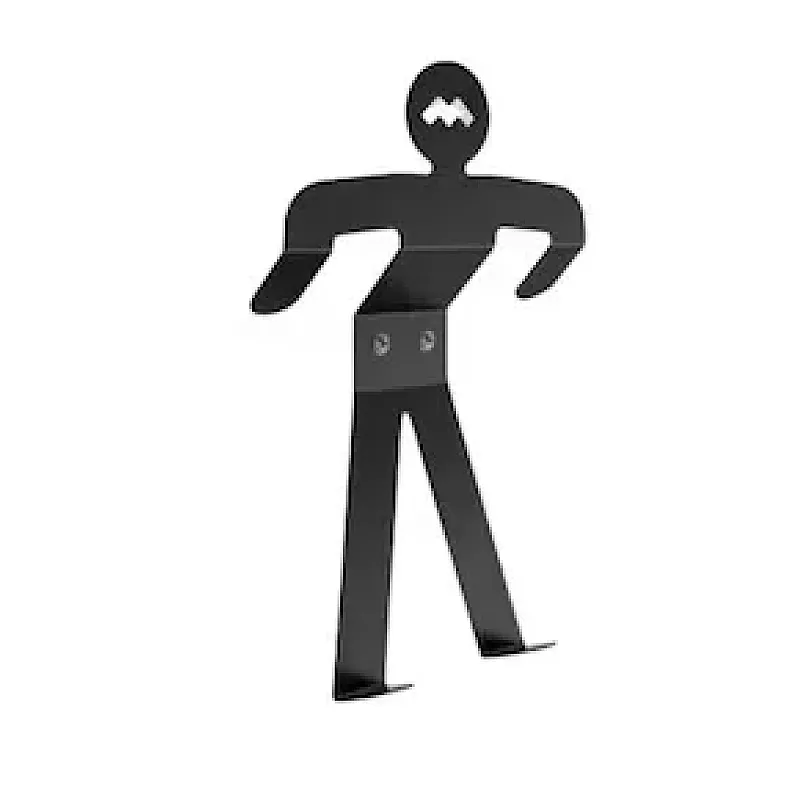 Suport fix de perete pentru accesorii biciclete si scutere 489006 Meliconi, Metalic, Sarcina maxima 10 Kg, Negru - Studiocasa.ro