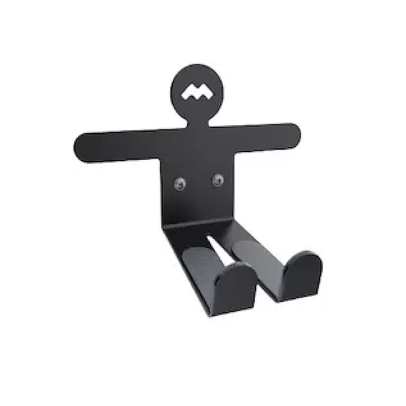 Suport universal de perete pentru biciclete 489003 Meliconi, Pentru pedala, Sarcina maxima 30 kg, Metalic, Negru - Studiocasa.ro