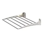 Uscator de rufe pliabil de perete, 120 cm, Economiseste spatiu, Metal si aluminiu, Max 25 kg rufe, Alb - Studiocasa.ro