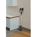 Aspirator vertical 2 in 1 fara fir Tehno Easy Clean Studio Casa, Cu functie mop, Tehnologie Cyclon, 250 W, 3 viteze, Autonomie 40 minute, Acumulator LI-ION detasabil, Perie cu lumina Led, Negru, I Verde - Studiocasa.ro