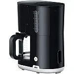 Cafetiera Braun KF1100BK, 1000 W, Carafa din sticla, Capacitate 1.38 L, Filtru pivotant, Sistem anti-picurare, Oprire automata, Negru - Studiocasa.ro