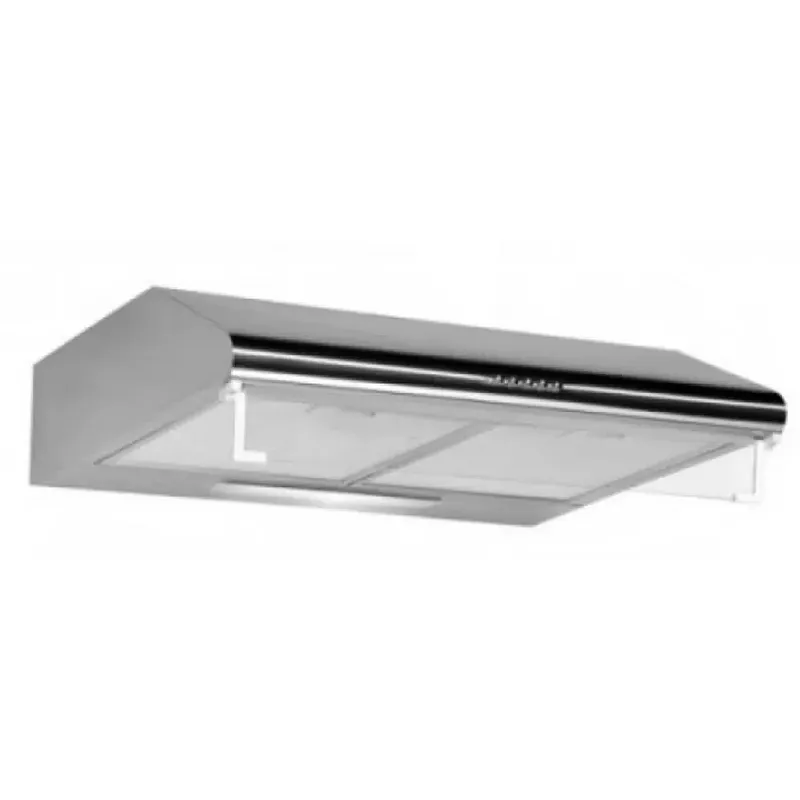 Pachet aragaz si hota clasica cuptor gaz, 4 arzatoare gaz, grill electric, rotisor, timer, termostat, Inox - Studiocasa.ro