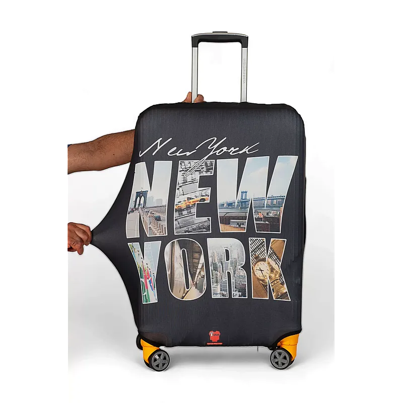 Husa troler, Mondo Way, model New York, elastica, cu inchidere fermoar, Lycra, marimea M - Studiocasa.ro