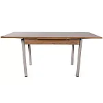 Masă extensibila bucatarie Polo Wood Studio Casa,  170 x 110 x 70 cm, Maro / Argintiu - Studiocasa.ro