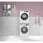 Kit universal de suprapunere a masinii de spalat si a uscatorului de rufe, Meliconi, TORRE BASIC L60 WEB, Meliconi - Studiocasa.ro