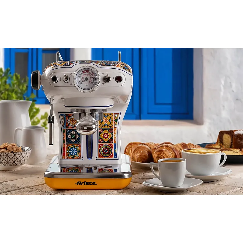 Espressor Ariete, Vintage 1389A, 850W, 15Bar, Positano - Studiocasa.ro