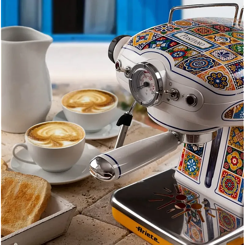Espressor Ariete, Vintage 1389A, 850W, 15Bar, Positano - Studiocasa.ro