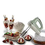 Mixer manual Ariete VINTAGE 1548/04, 450W, 5 viteze, Turbo, Crem - Studiocasa.ro