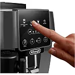 Espressor automat De’Longhi Magnifica Start Milk Ecam 223.61.GB, 1,8l, 15 Bar, 5 tipuri de bauturi, 1450W, Negru/gri - Studiocasa.ro