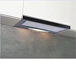 Pachet incorporabil Ambra Black Studio Casa, Cuptor electric multifunctional, plita gaz si hota telescopica, 8 functii, Ventilator, Timer digital, 80 l, Negru - Studiocasa.ro