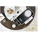 Espressor automat De’Longhi Rivelia EXAM440.55.W, 0132215473, 1450W, 18 tipuri de bauturi, 19 bari, 2 recipiente pentru boabe, Tehnologie Bean Adapt, Carafa de lapte cu tehnologie LatteCrema Hot, Alb - Studiocasa.ro