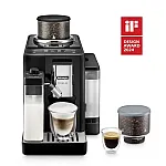 Espressor automat De’Longhi Rivelia EXAM440.55.B, 0132215472, 1450W, 18 tipuri de bauturi, 19 bari, 2 recipiente pentru boabe, Tehnologie Bean Adapt, Carafa de lapte cu tehnologie LatteCrema Hot, Negru - Studiocasa.ro