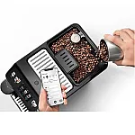 Espressor automat De’Longhi Eletta Explore ECAM 450.65.G, 50+ tipuri de bauturi, 19 bari, 2 Carafe cu tehnologie LatteCrema (Hot & Cool), Tehnologie de extractie la rece, Rasnita cu tehnologie Bean Adapt, Coffee Link App, 1450W, Gri inchis - Studiocas