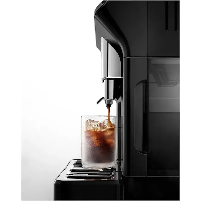 Espressor automat De’Longhi Eletta Explore ECAM 450.65.G, 50+ tipuri de bauturi, 19 bari, 2 Carafe cu tehnologie LatteCrema (Hot & Cool), Tehnologie de extractie la rece, Rasnita cu tehnologie Bean Adapt, Coffee Link App, 1450W, Gri inchis - Studiocas