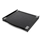 Kit universal de suprapunere a masinii de spalat si a uscatorului de rufe + suport retractabil, Meliconi. Torre Black - Studiocasa.ro
