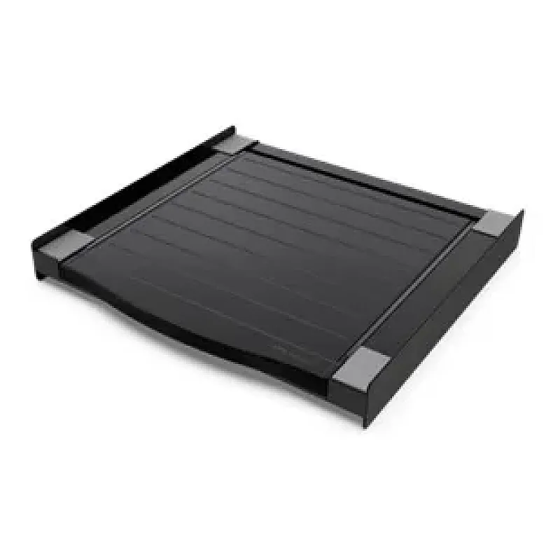 Kit universal de suprapunere a masinii de spalat si a uscatorului de rufe + suport retractabil, Meliconi. Torre Black - Studiocasa.ro