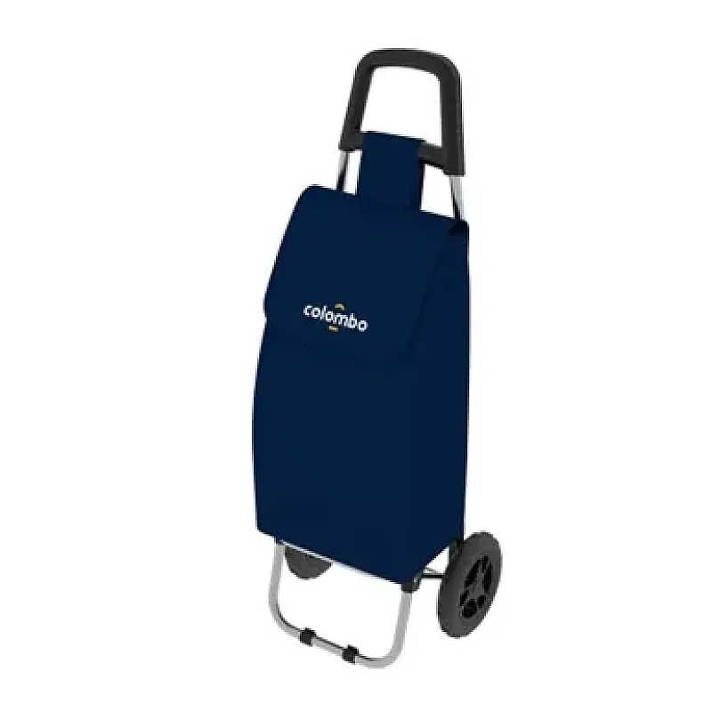 Carucior pentru cumparaturi, 40L, impermeabil, Rolley Blue Colombo, 25 kg - Studiocasa.ro