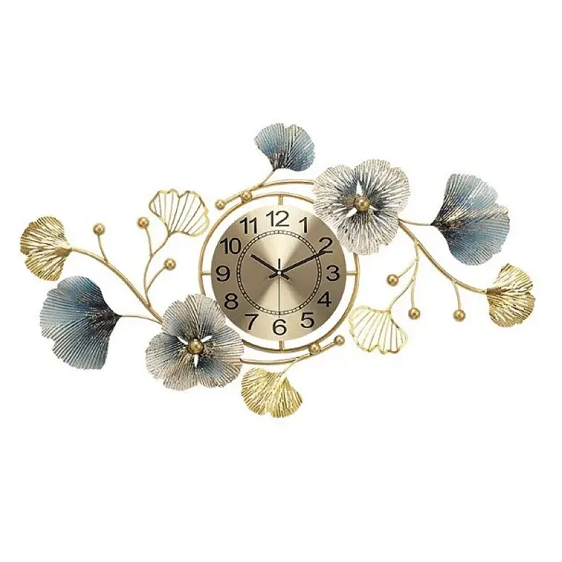 Ceas de perete metalic Deco Art, 100 x 64 cm, Multicolor - Studiocasa.ro