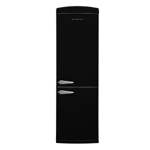 Combina frigorifica, Studio Casa, Retro, H 190 cm, 330 l, tehnologie No-Frost, deschidere dreapta, panou control LED, functie congelare rapida, mod eco, iluminat interior, negru Combina frigorifica, Studio Casa, Retro, H 190 cm, 330 l, tehnologie No-Frost, deschidere dreapta, panou control LED, functie congelare rapida, mod eco, iluminat interior, negru