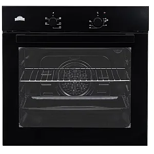 Cuptor electric incorporabil Nuova Cucina, 60 cm, 5 functii, Ventilator, Negru, Clasa A