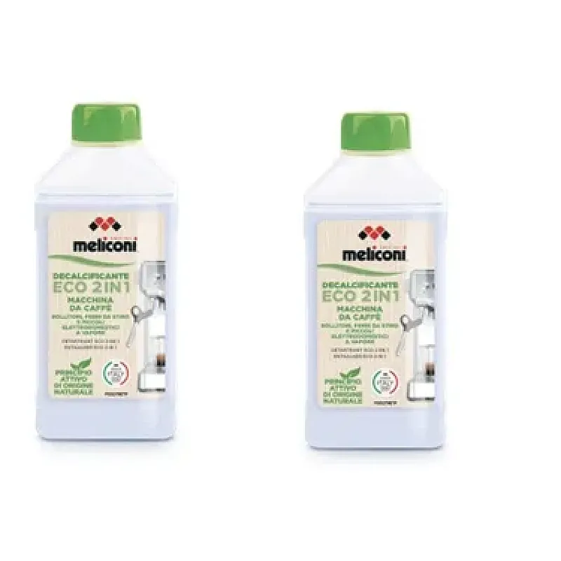 Decalcifiant pentru espressoare 2 in 1 Meliconi- 2x250ml (4 decalcifieri) - Studiocasa.ro