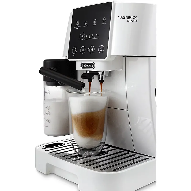 Espressor automat DELONGHI Magnifica Start ECAM220.61.W, 1.8l, 1450W, 15 bar, alb-negru - Studiocasa.ro