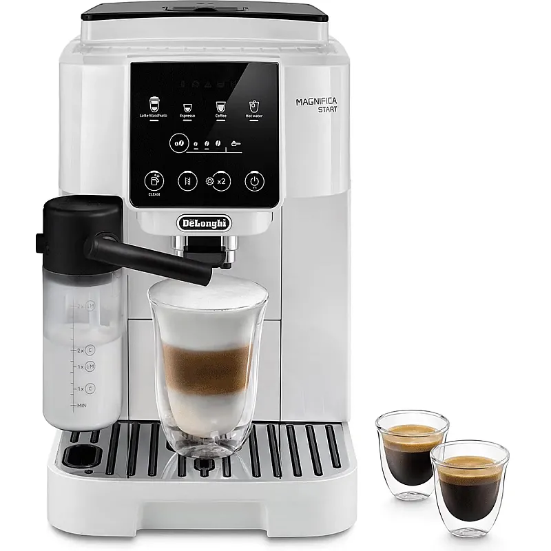 Espressor automat DELONGHI Magnifica Start ECAM220.61.W, 1.8l, 1450W, 15 bar, alb-negru - Studiocasa.ro