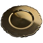 Farfurie Suport Decorativa, 33 cm, Gold - Studiocasa.ro
