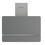 Hota decorativa Studio Casa Dual Plane Grey, 60 cm, 1 Motor Tubo, Putere de absorbtie 400 m3/h, Metal si sticla gri - Studiocasa.ro