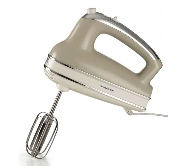 Mixer manual Ariete VINTAGE 1548/04, 450W, 5 viteze, Turbo, Crem I
