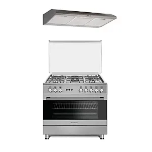 Pachet Aragaz pe gaz 90 cm Prato Inox Studio Casa, 5 zone de gatit si Hota Clasica 90 cm Inox, Gaz, Wok, Rotisor, Timer mecanic, Grill electric, Gratar fonta, Dubla ventilatie coacere, Inox Pachet Aragaz pe gaz 90 cm Prato Inox Studio Casa, 5 zone de gatit si Hota Clasica 90 cm Inox, Gaz, Wok, Rotisor, Timer mecanic, Grill electric, Gratar fonta, Dubla ventilatie coacere, Inox