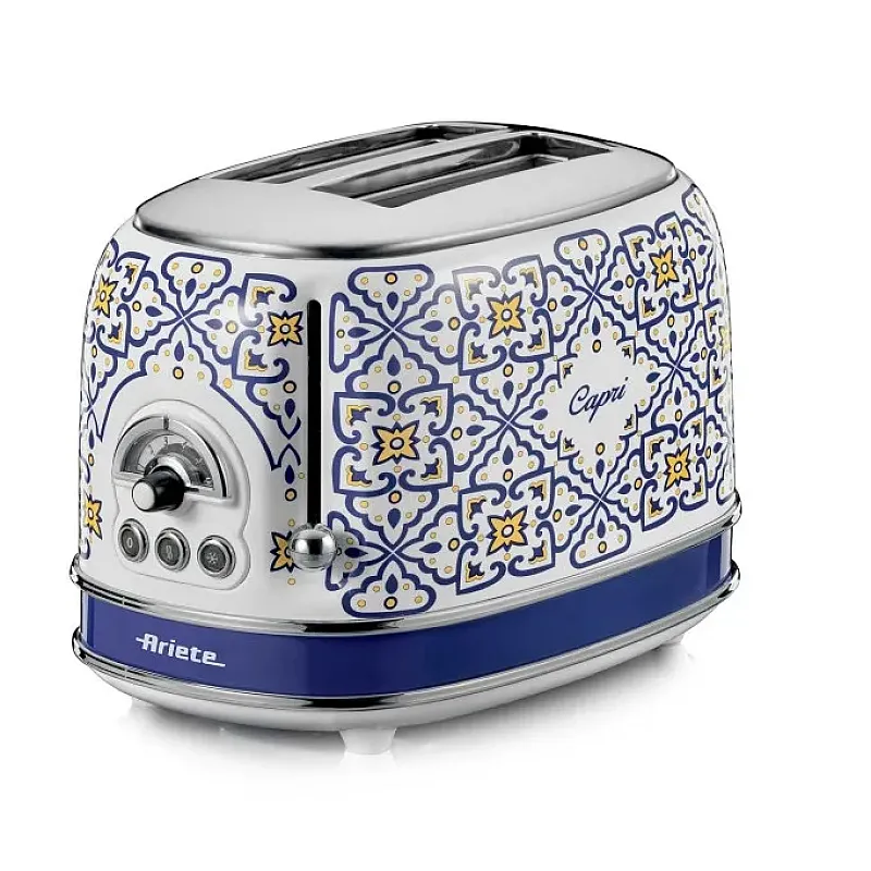 Prajitor de paine Ariete, 0155 Vintage, 810 W, 2 Felii, Capri - Studiocasa.ro