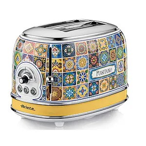 Prajitor de paine Ariete, 0155 Vintage, 810 W, 2 Felii, Positano
