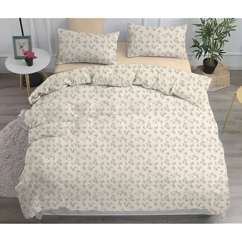 Set 2 piese fete perna 50x70 cm Studio Casa Butterfly Bumbac - Studiocasa.ro