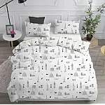 Set 2 piese fete perna 50x70 cm Studio Casa City Mix Cyt Bumbac - Studiocasa.ro