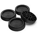 Set 4 dispozitive anti-vibratii ptr masina de spalat sau uscator de rufe, Meliconi, Negru - Studiocasa.ro