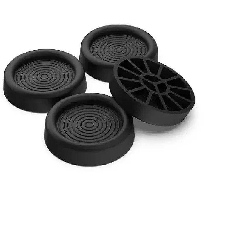 Set 4 dispozitive anti-vibratii ptr masina de spalat sau uscator de rufe, Meliconi, Negru - Studiocasa.ro