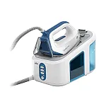 Statie de calcat BRAUN CareStyle 3 Pro IS3157BL, 2400W, 460g/min, 2l, talpa Eloxal, alb-albastru - Studiocasa.ro