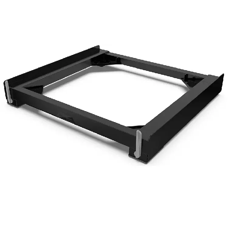 Suport universal  Base Move Black, pentru masina de spalat si alte aparate, cu roti si frane,MeliconI - Studiocasa.ro