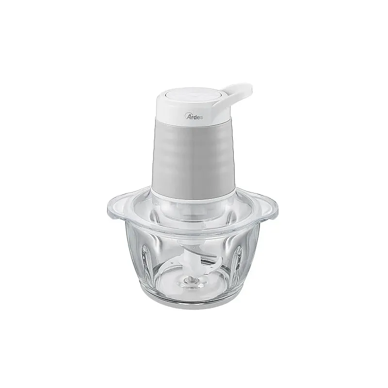 Tocator electric cu 4 lame din otel inoxidabil, 300W, recipient din sticla de 1,2 l, ARCHOP01 - Studiocasa.ro