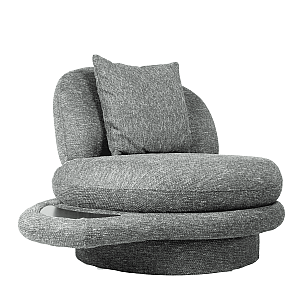 Fotoliu rotativ cu masuta incorporata Venice  Bergere, 105 x 90 x 77 cm, Oscar 59, Negru  Fotoliu rotativ cu masuta incorporata Venice  Bergere, 105 x 90 x 77 cm, Oscar 59, Negru