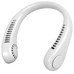 Ventilator portabil pentru gat, Arrango, 3 trepte de viteza, acumulatori, Pliabil, incarcare USB, Alb - Studiocasa.ro
