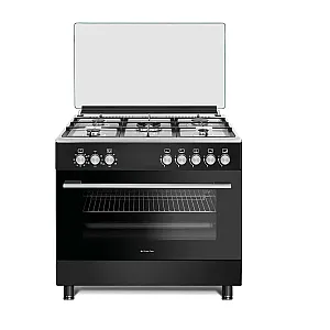 Pachet Aragaz clasic 5 arzatoare gaz, Cuptor electric, 90x60cm, Studio Casa Bergamo, negru cu plita inox, Rotisor, Ventilatie, Aprindere electrica, gratare fonta+ Hota ST2196 inox Pachet Aragaz clasic 5 arzatoare gaz, Cuptor electric, 90x60cm, Studio Casa Bergamo, negru cu plita inox, Rotisor, Ventilatie, Aprindere electrica, gratare fonta+ Hota ST2196 inox