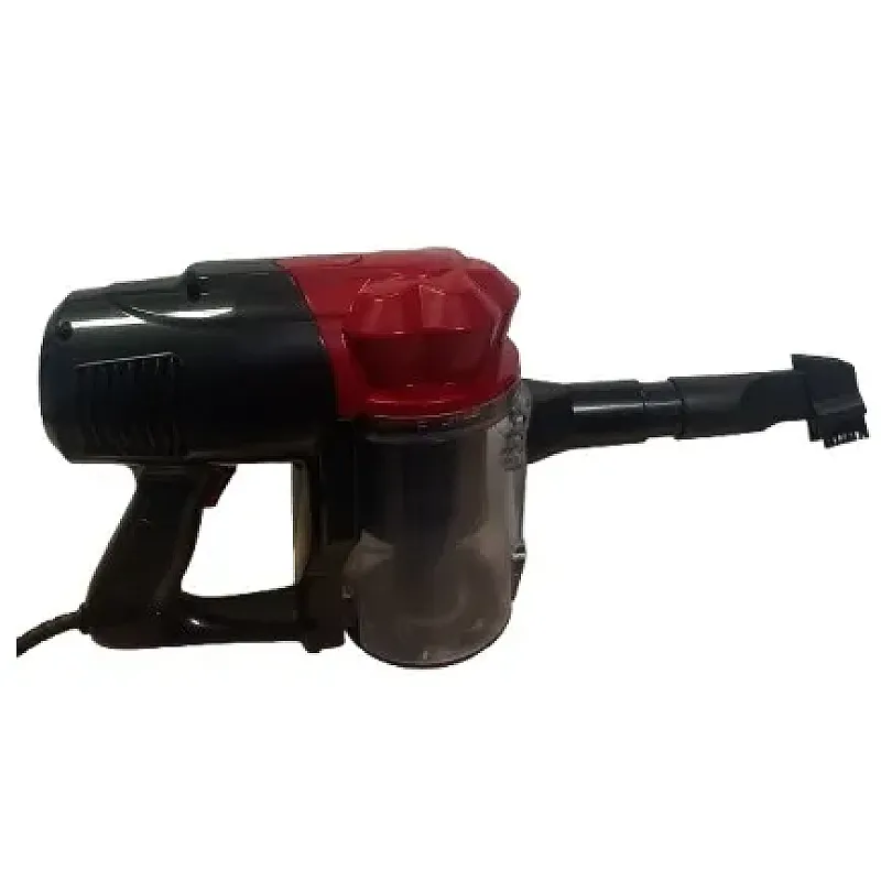 Aspirator vertical 2 in 1 TRIA CYCLONIC, Studio Casa, filtru hepa, 600 Wati, 800ml, Negru/Rosu - Studiocasa.ro