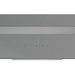 Hota decorativa Studio Casa Dual Plane Grey, 60 cm, 1 Motor Tubo, Putere de absorbtie 400 m3/h, Metal si sticla gri - Studiocasa.ro