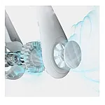 Ventilator portabil pentru gat, Arrango, 3 trepte de viteza, acumulatori, Pliabil, incarcare USB, Alb - Studiocasa.ro