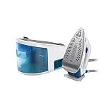 Statie de calcat BRAUN CareStyle 3 Pro IS3157BL, 2400W, 460g/min, 2l, talpa Eloxal, alb-albastru - Studiocasa.ro